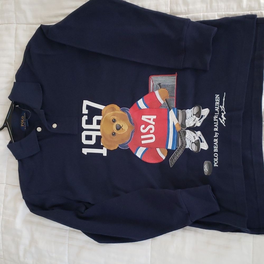 Boys Polo Ralph Lauren long sleeve shirt. Medium 10-12